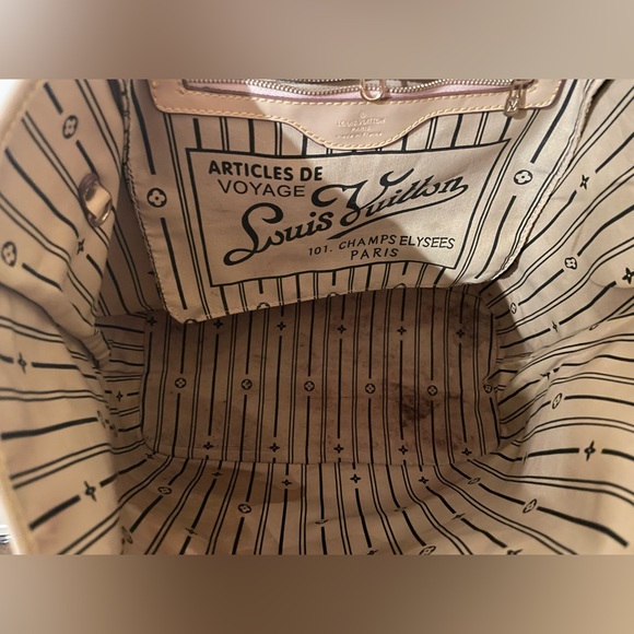 LOUIS VUITTON ivory damier neverfull! - Picture 3 of 5